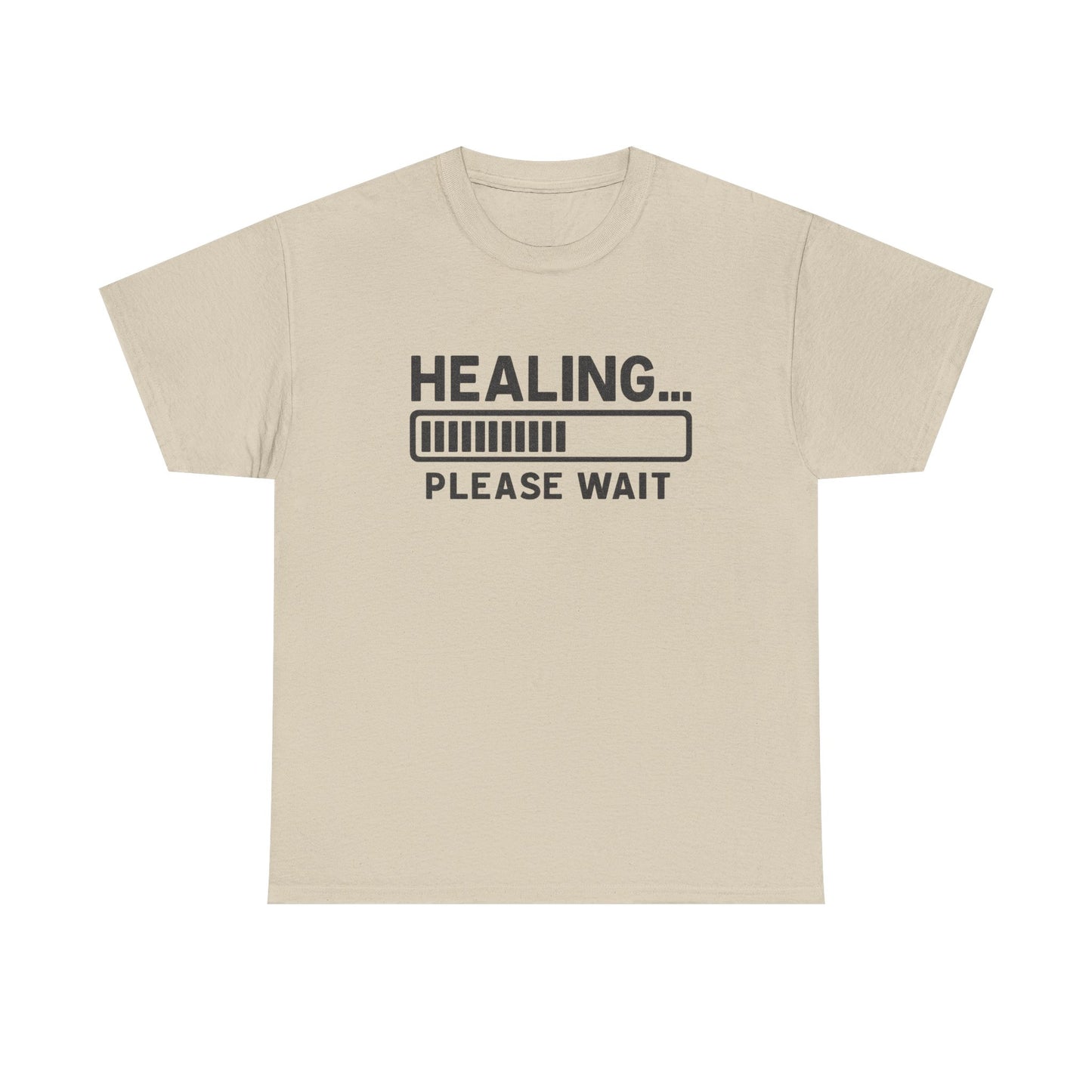 Healing Progress Unisex Heavy Cotton Tee - Perfect Gift for Self-Care and Wellness Enthusiasts