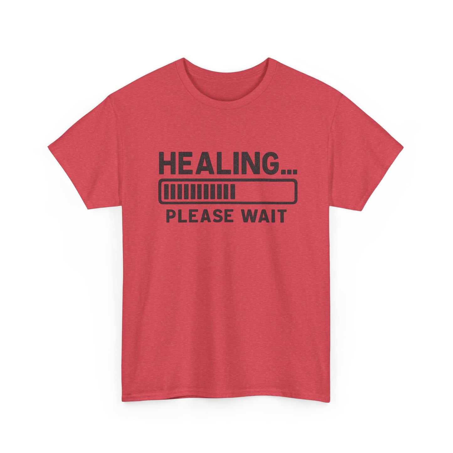 Healing Progress Unisex Heavy Cotton Tee - Perfect Gift for Self-Care and Wellness Enthusiasts
